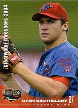 2004 Grandstand Clearwater Threshers #NNO Ryan Barthelemy Front
