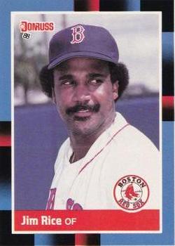 1988 Donruss Boston Red Sox Team Collection #399 Jim Rice Front