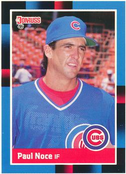 1988 Donruss Chicago Cubs Team Collection #315 Paul Noce Front