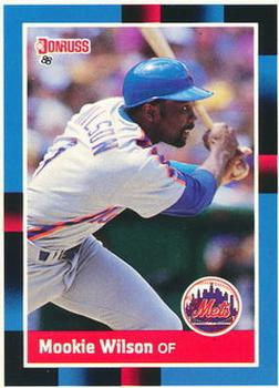 1988 Donruss New York Mets Team Collection #652 Mookie Wilson Front