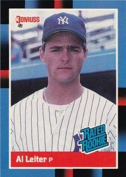 1988 Donruss New York Yankees Team Collection #43 Al Leiter Front