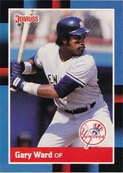1988 Donruss New York Yankees Team Collection #251 Gary Ward Front