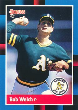 1988 Donruss Oakland Athletics Team Collection #NEW Bob Welch Front