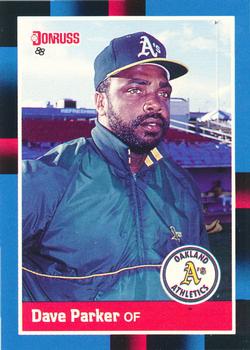 1988 Donruss Oakland Athletics Team Collection #NEW Dave Parker Front