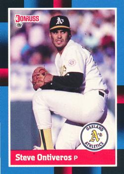 1988 Donruss Oakland Athletics Team Collection #467 Steve Ontiveros Front
