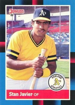 1988 Donruss Oakland Athletics Team Collection #NEW Stan Javier Front