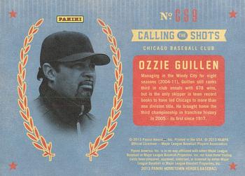 2013 Panini Hometown Heroes - Calling the Shots #CS9 Ozzie Guillen Back