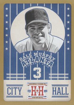 2013 Panini Hometown Heroes - City Hall Gold #CH9 Dale Murphy Front