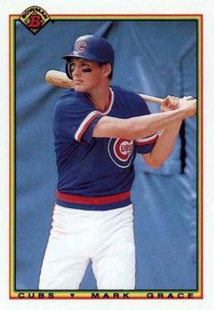 1990 Bowman - Limited Edition (Tiffany) #29 Mark Grace Front
