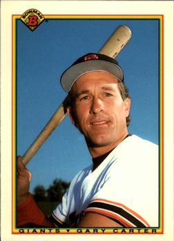 1990 Bowman - Limited Edition (Tiffany) #236 Gary Carter Front
