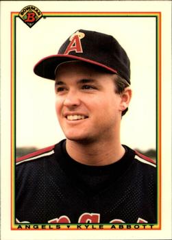 1990 Bowman - Limited Edition (Tiffany) #287 Kyle Abbott Front