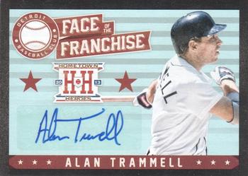 2013 Panini Hometown Heroes - Face of the Franchise Signatures Black #FFAT Alan Trammell Front