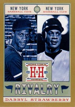 2013 Panini Hometown Heroes - Rivalry Gold #R9 Darryl Strawberry Front