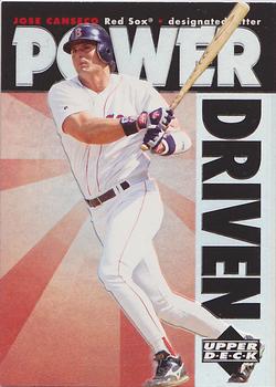 1996 Upper Deck - Power Driven #PD4 Jose Canseco Front