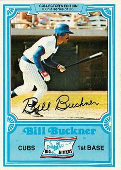 1981 Topps Drake's Big Hitters #13 Bill Buckner Front