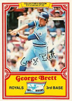 1981 Topps Drake's Big Hitters #5 George Brett Front