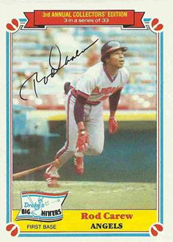 1983 Topps Drake's Big Hitters #3 Rod Carew Front