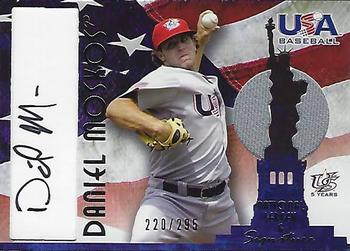 2006-07 USA Baseball Box Set  - Signatures Jersey Black #AJ-9 Daniel Moskos Front