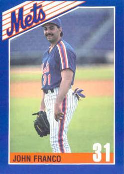 1990 Kahn's New York Mets #NNO John Franco Front