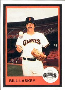 1983 Mother's Cookies San Francisco Giants #15 Bill Laskey Front