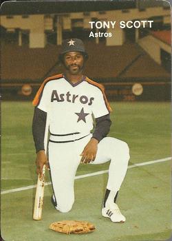 1984 Mother's Cookies Houston Astros #20 Tony Scott Front