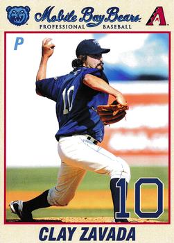 2011 Mobile BayBears #NNO Clay Zavada Front
