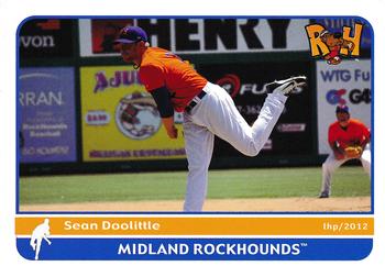 2012 Grandstand Midland RockHounds #NNO Sean Doolittle Front