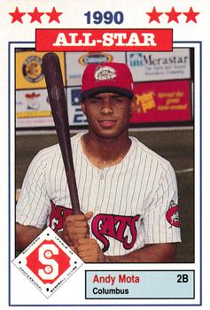 1990 Jennings Southern League All-Stars #32 Andy Mota Front