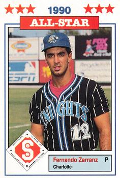 1990 Jennings Southern League All-Stars #41 Fernando Zarranz Front