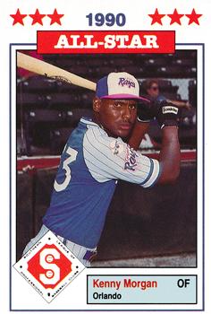 1990 Jennings Southern League All-Stars #6 Kenny Morgan Front