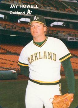 1985 Mother's Cookies Oakland Athletics #18 Jay Howell Front