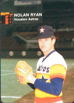 1985 Mother's Cookies Houston Astros #2 Nolan Ryan Front