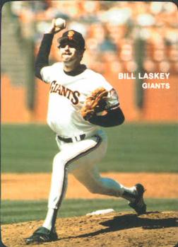 1985 Mother's Cookies San Francisco Giants #9 Bill Laskey Front