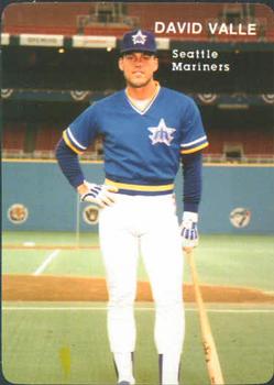 1985 Mother's Cookies Seattle Mariners #17 Dave Valle Front