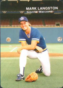 1985 Mother's Cookies Seattle Mariners #3 Mark Langston Front