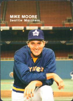 1985 Mother's Cookies Seattle Mariners #8 Mike Moore Front