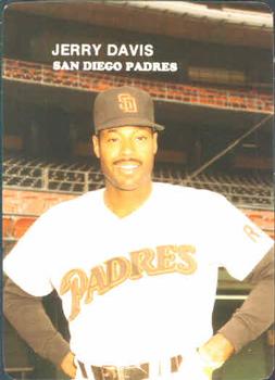 1985 Mother's Cookies San Diego Padres #26 Jerry Davis Front