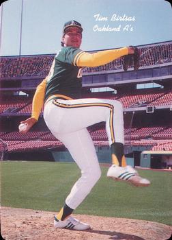 1986 Mother's Cookies Oakland Athletics #25 Tim Birtsas Front
