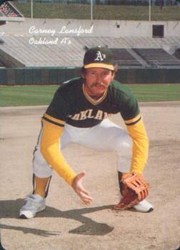1986 Mother's Cookies Oakland Athletics #8 Carney Lansford Front