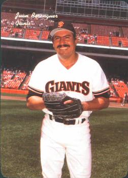 1986 Mother's Cookies San Francisco Giants #27 Juan Berenguer Front