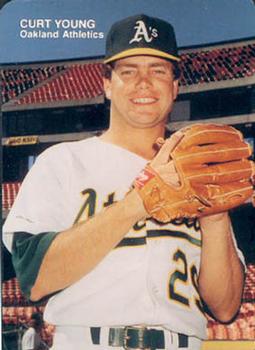 1988 Mother's Cookies Oakland Athletics #17 Curt Young Front