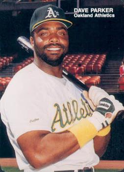 1988 Mother's Cookies Oakland Athletics #5 Dave Parker Front