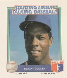 1988 Parker Brothers Starting Lineup Talking Baseball All-Stars #29 Dwight Gooden Front