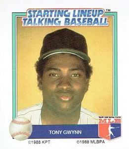 1988 Parker Brothers Starting Lineup Talking Baseball All-Stars #21 Tony Gwynn Front