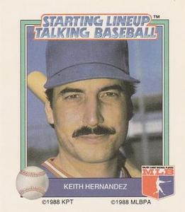 1988 Parker Brothers Starting Lineup Talking Baseball All-Stars #14 Keith Hernandez Front