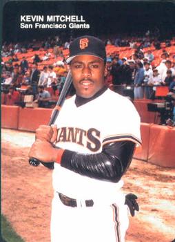 1988 Mother's Cookies San Francisco Giants #3 Kevin Mitchell Front