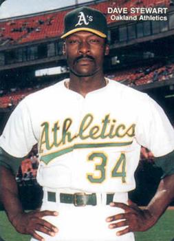 1989 Mother's Cookies Oakland Athletics #6 Dave Stewart Front