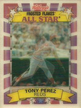 1992 Kellogg's Frosted Flakes All Stars #NNO Tony Perez Front