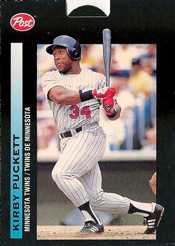 1993 Post Canada Limited Edition #8 Kirby Puckett Front