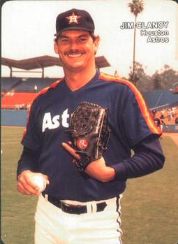 1989 Mother's Cookies Houston Astros #15 Jim Clancy Front